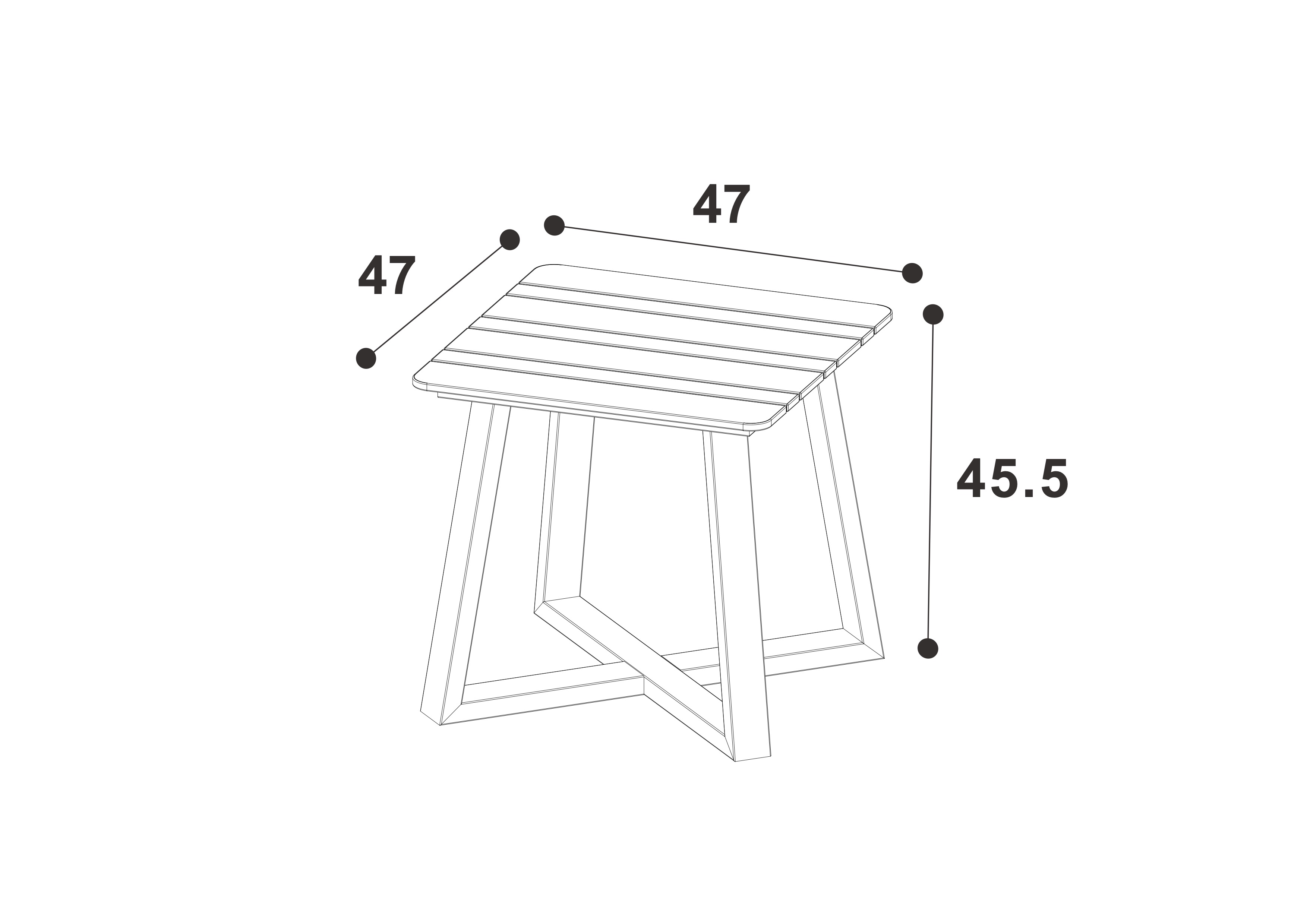 Alora Companion Set dimensions